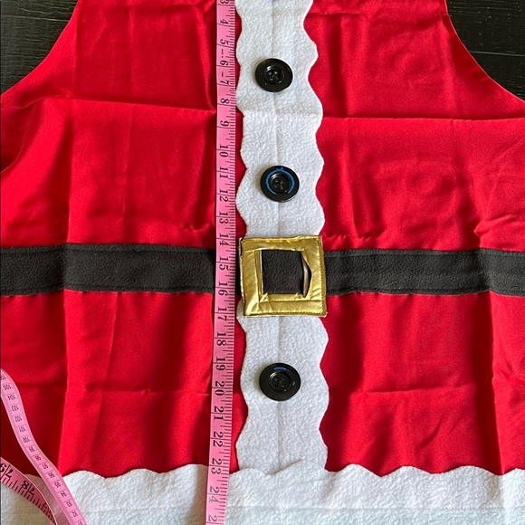 Festive Red Santa Apron - Picture 6 of 6